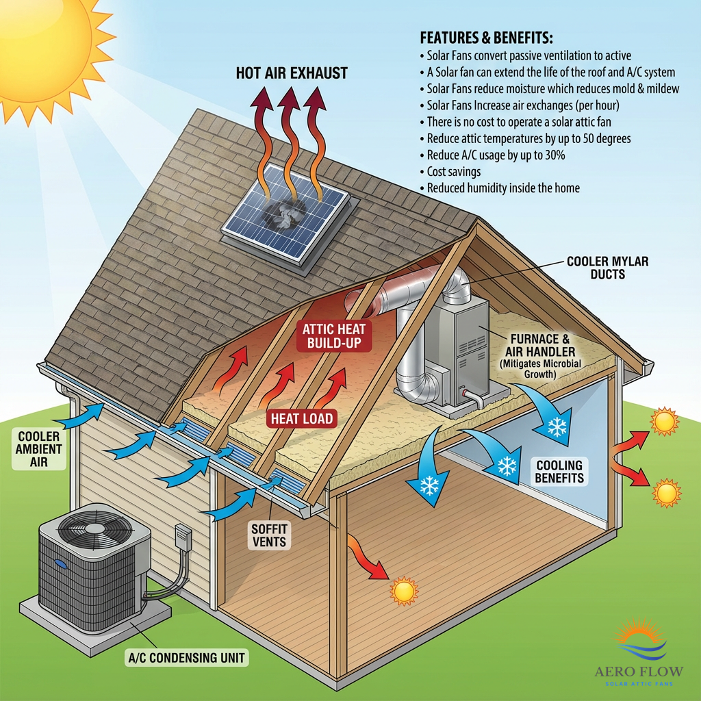 How Solar Attic Fans Work